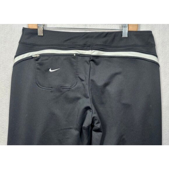 Nike Fit Dry Workout Track Athletic Gym Pants Black 208310 Women's Large L 12-14 - Picture 4 of 8